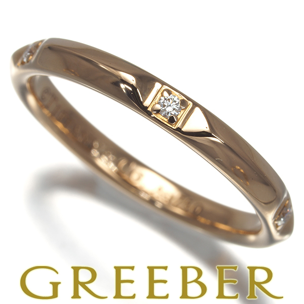 ティファニー リング ダイヤ ダイヤモンド トゥルーバンド 5P 11.5号 K18PG 指輪 BLJ拍卖