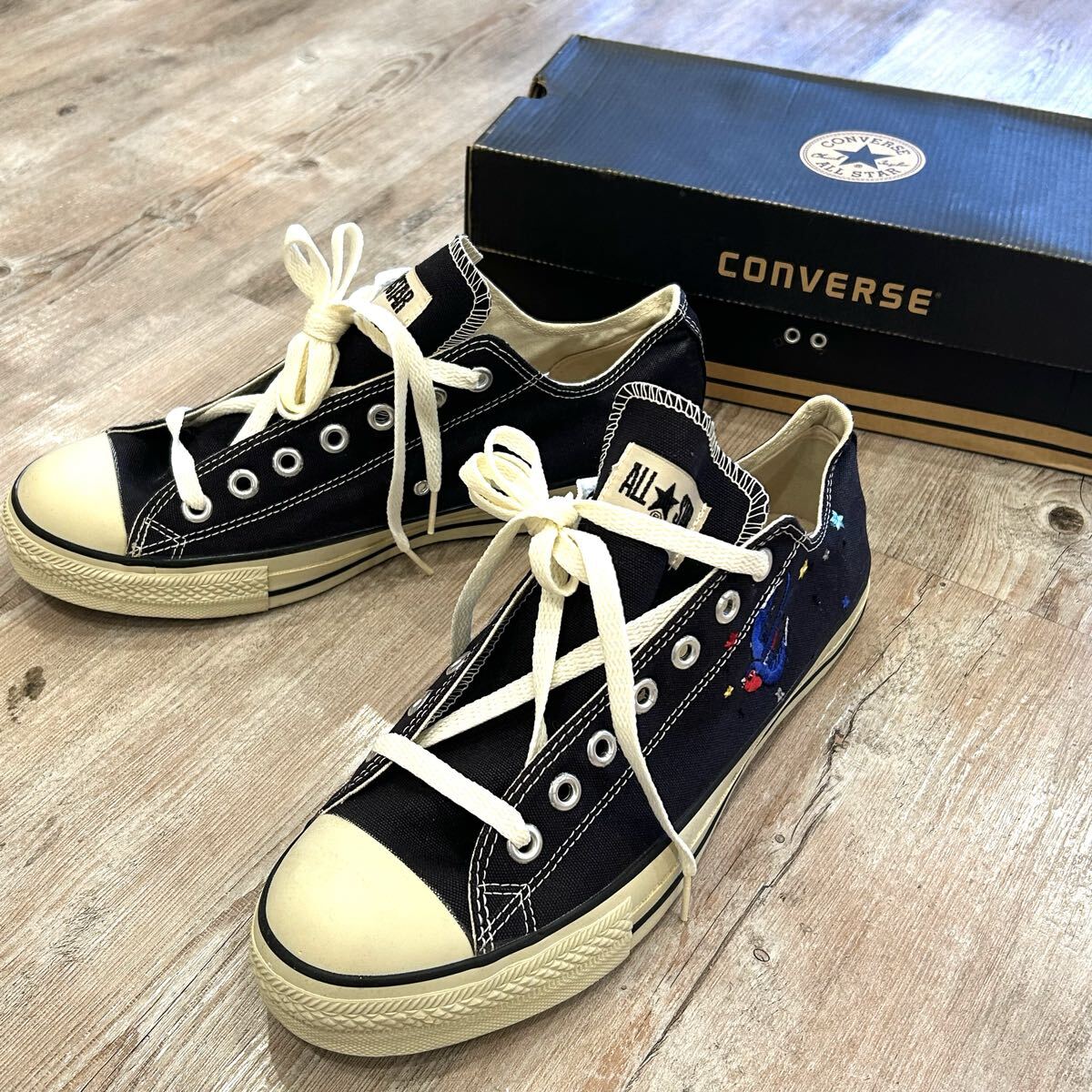 未使用 コンバース converse ALL STAR LOD SCHOOL OX BLACK BIRD 2006 28cm スニーカー ローカット拍卖