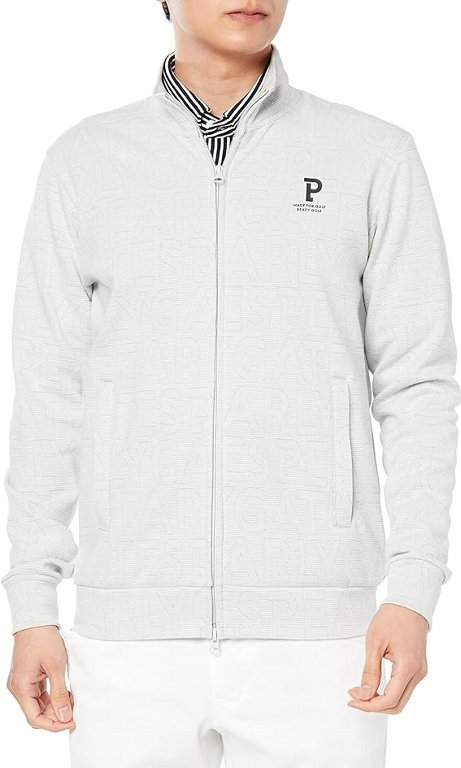 美品 現行モデル★PEARLY GATES パーリーゲイツ★メンズ フルジップスウェット / 053-3162211★サイズ5 L拍卖