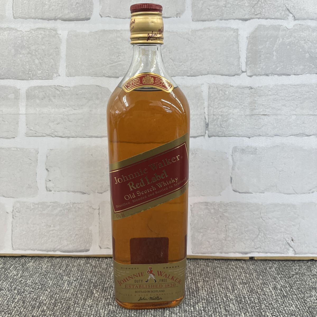 ☆未開栓☆ Johnnie Walker ジョニーウォーカー レッドラベル スコッチ ウイスキー 1L 1000ml 43% 古酒 TK3078拍卖