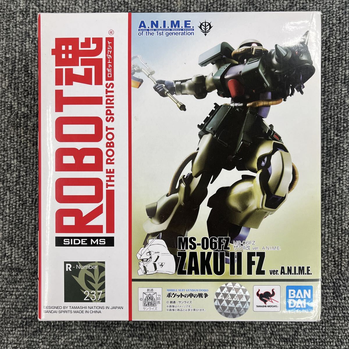 ☆ ROBOT魂 MS-06FZ ZAKUⅡFZ ver. A.N.I.M.E. ポケットの中の戦争 未開封 TK3099拍卖