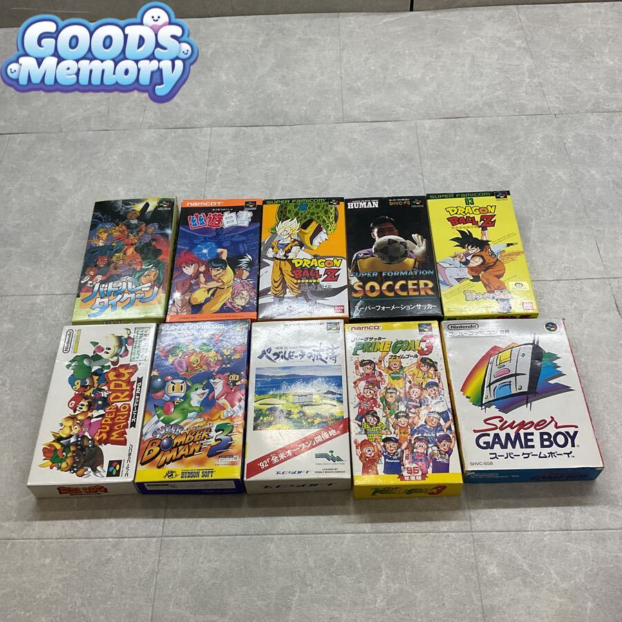 スーパーファミコン/スーファミ/SFC バトルタイクーン スーパーフォーメーションサッカー 等ソフト10点セット 同梱×拍卖