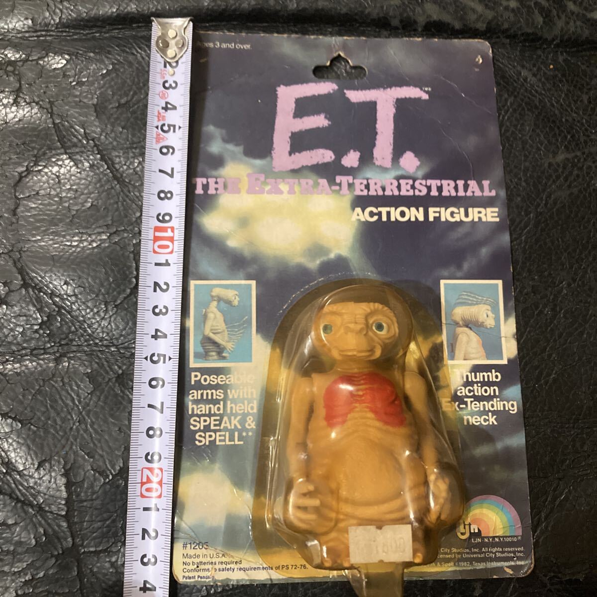 LJN E.T. アクションフィギュア メイドインUSA 未開封 映画 E.T. 1982製スティーヴン・スピルバーグ マッコイ東洋オールドケナー 当時物 ET拍卖