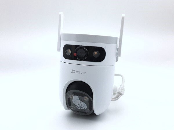 1円スタート EZVIZ 監視カメラ 駐車場向け デュアルレンズ 2K 3MP 360°PT AI検知 カラー暗視 双方向通話 音声操作 H9c ホワイト A13564/JS拍卖