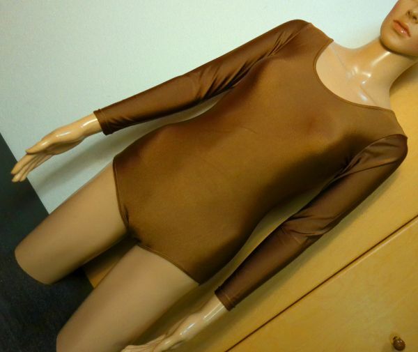 中古品☆光沢ツルツル練習用レオタードLサイズ 水着&レオタード3着まで同梱可 出品商品10点落札送料無料拍卖