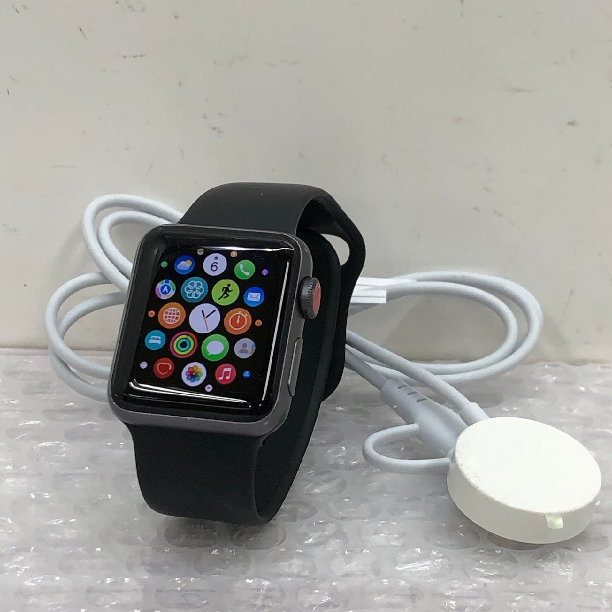 AppleWatch アップルウォッチ SERIES 3 38㎜ GPS + Cellular アルミニウム A1889 MQKG2J/A 16GB 5キャリア- 251103SK130586拍卖