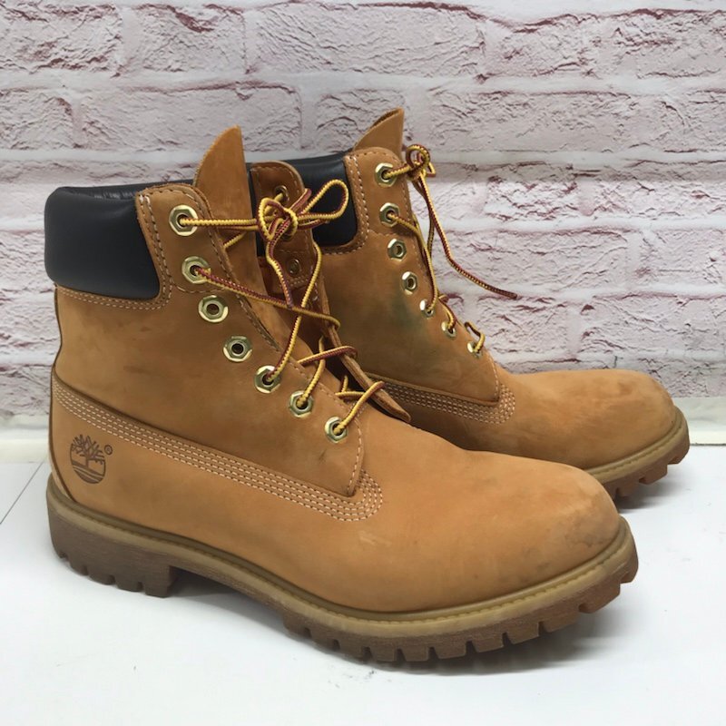 Timberland ティンバーランド ブーツ イエロー 10061 3240 9M 27cm 251029SK250129拍卖