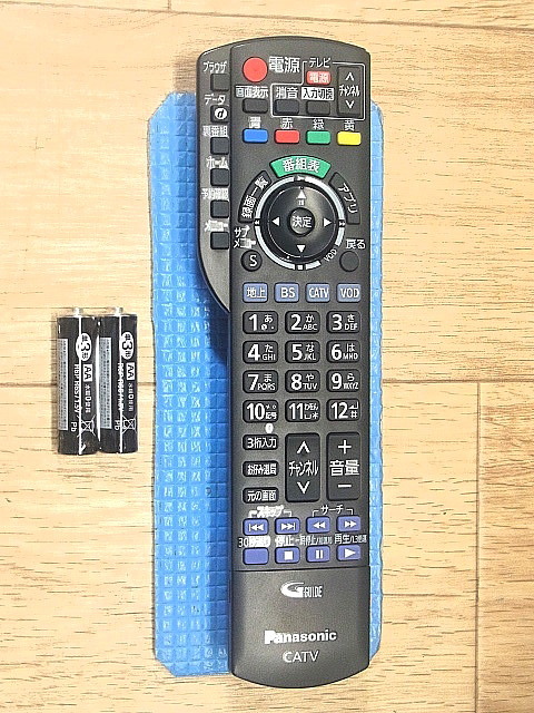 ◆ CATV STB用 純正リモコン 未使用に近い 美品 TZ-HDT620PW/621 用 2週間保証 新品電池 付き 送料無料◆即納拍卖