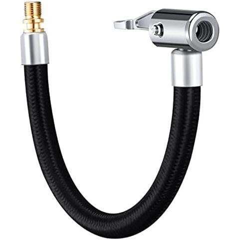 車 バイク空気入れエアーホース タイヤバルブ接続 パイプ接続 ポンプ延長ホース バルブ延長チューブ 32TPI/0.3インチ に対応ナッツ空気入れ拍卖