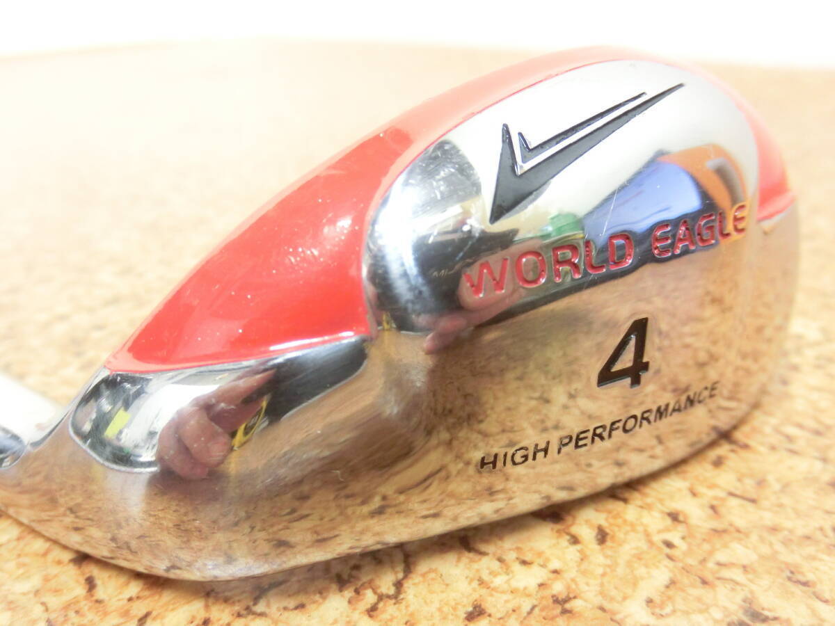 ♪WORLD EAGLE ワールドイーグル WE-T101 ユーティリティ型 アイアン 4番 純正カーボンシャフト TI01 FLEX-S 中古品♪C0382拍卖