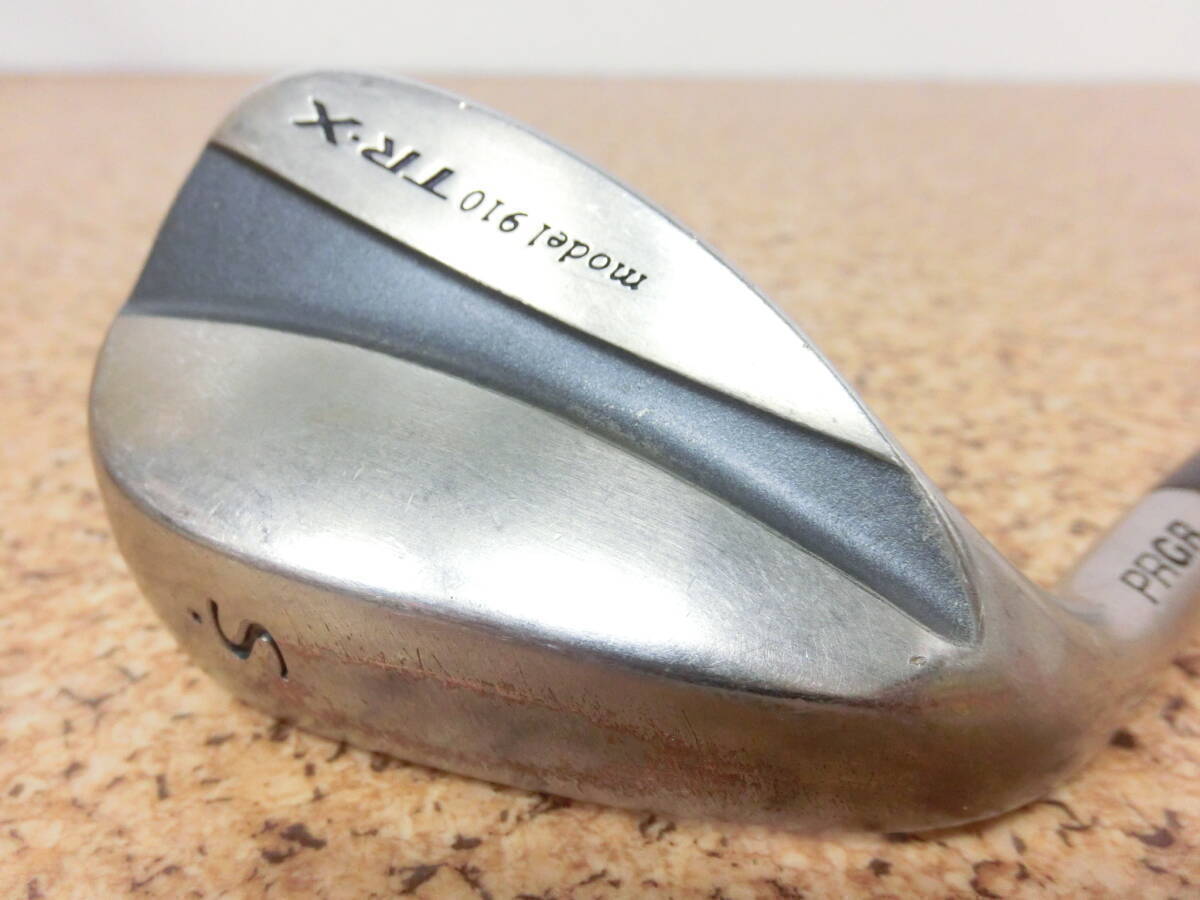 レフティ♪PRGR プロギア TR-X model 910 ウェッジ SW 57° 11 純正カーボンシャフト 075 SPEC FLEX-M-43 (S相当) 中古品♪F2592拍卖