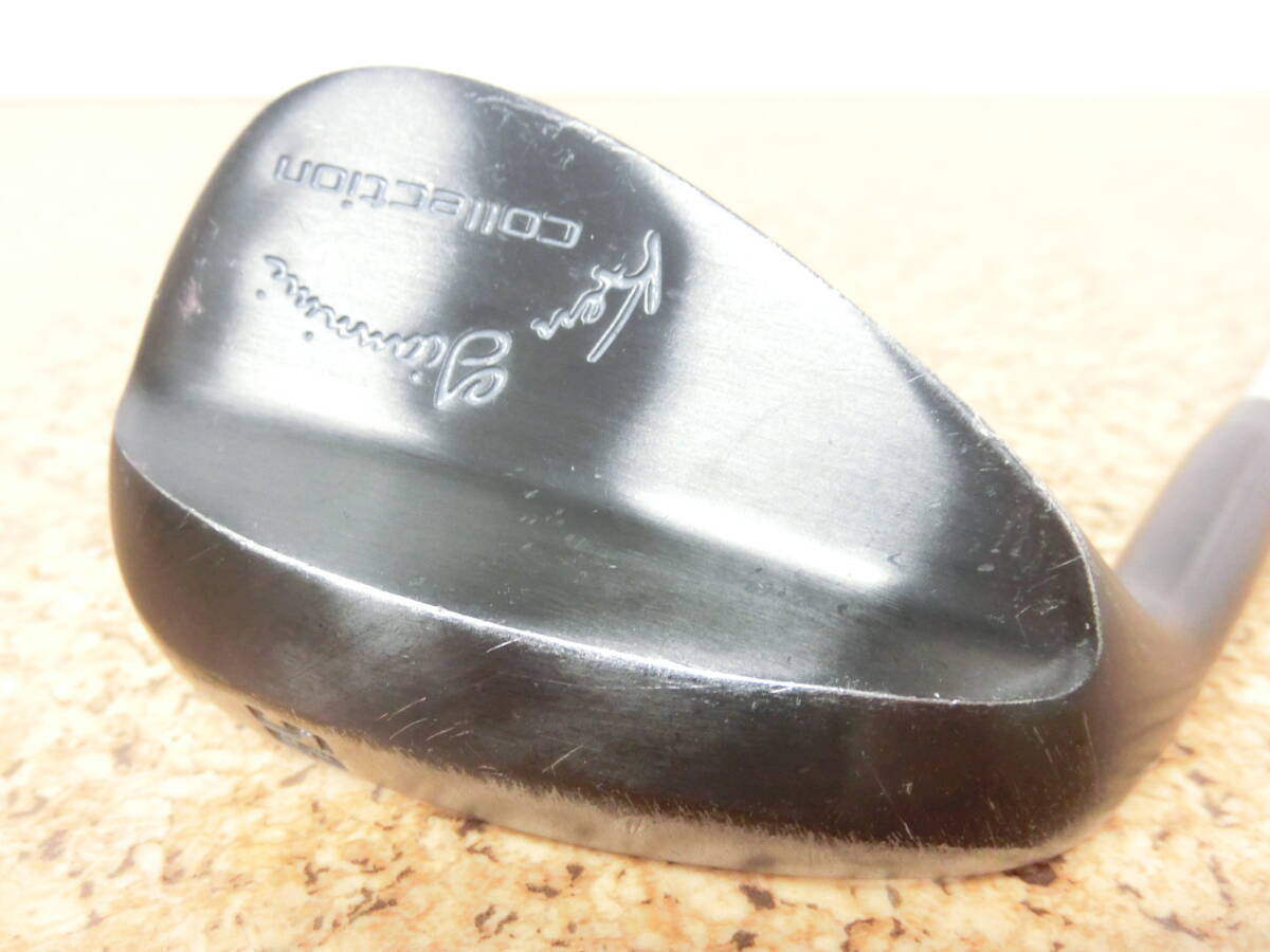 レフティ♪Ken Giannini ケンジアニーニ Collection Black コレクション ウェッジ 58° 純正スチールシャフト FLEX-WEDGE 中古品♪F2733拍卖