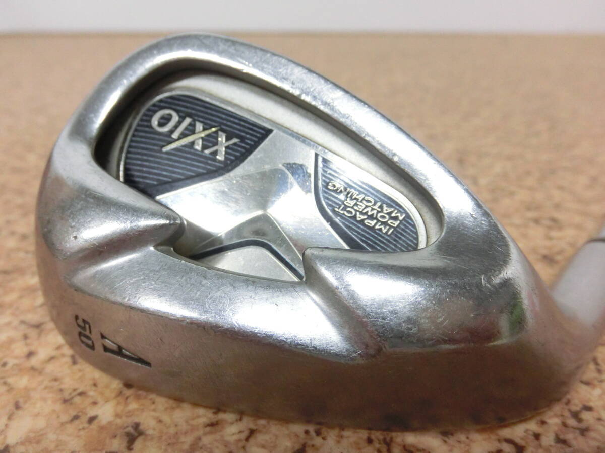 レフティ♪DUNLOP ダンロップ XXIO 5 ゼクシオ ファイブ ウェッジ AW 50° スチールシャフト FLEX-? 中古品♪F2739拍卖