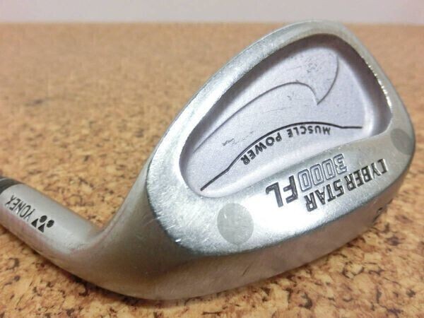 レディース♪YONEX ヨネックス CYBER STAR 3000FL ウェッジ SW 純正カーボンシャフト Ultimum Ti 300L FLEX-L-1 中古品♪H0020拍卖
