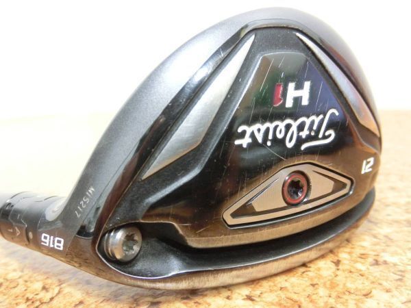 ♪Titleist タイトリスト 816 H1 ユーティリティ 21° 純正スチールシャフト Dynamic Gold AMT FLEX-S200 中古品♪C0250拍卖