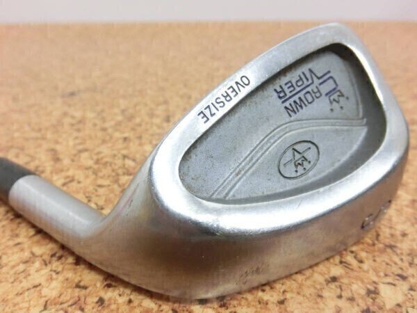 レディース♪CROWN VIPER クラウン バイパー OVERSIZE ウェッジ SW 純正カーボンシャフト FLEX-L 中古品♪H0034拍卖