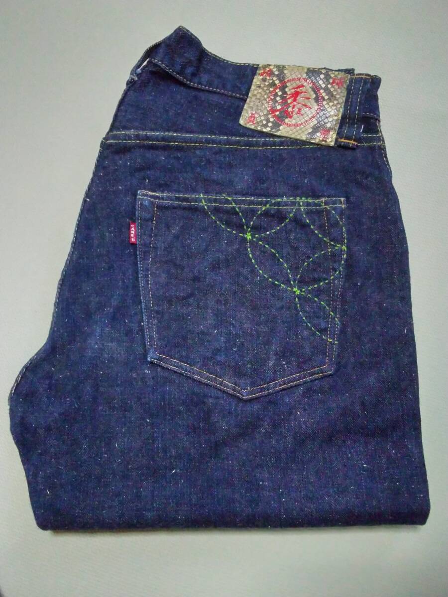 SUGARCANE シュガーケーン SC40301 砂糖黍製 琉球藍混左綾DENIM 入手困難 赤タブ付き初期モデル 真っ紺 美USED拍卖