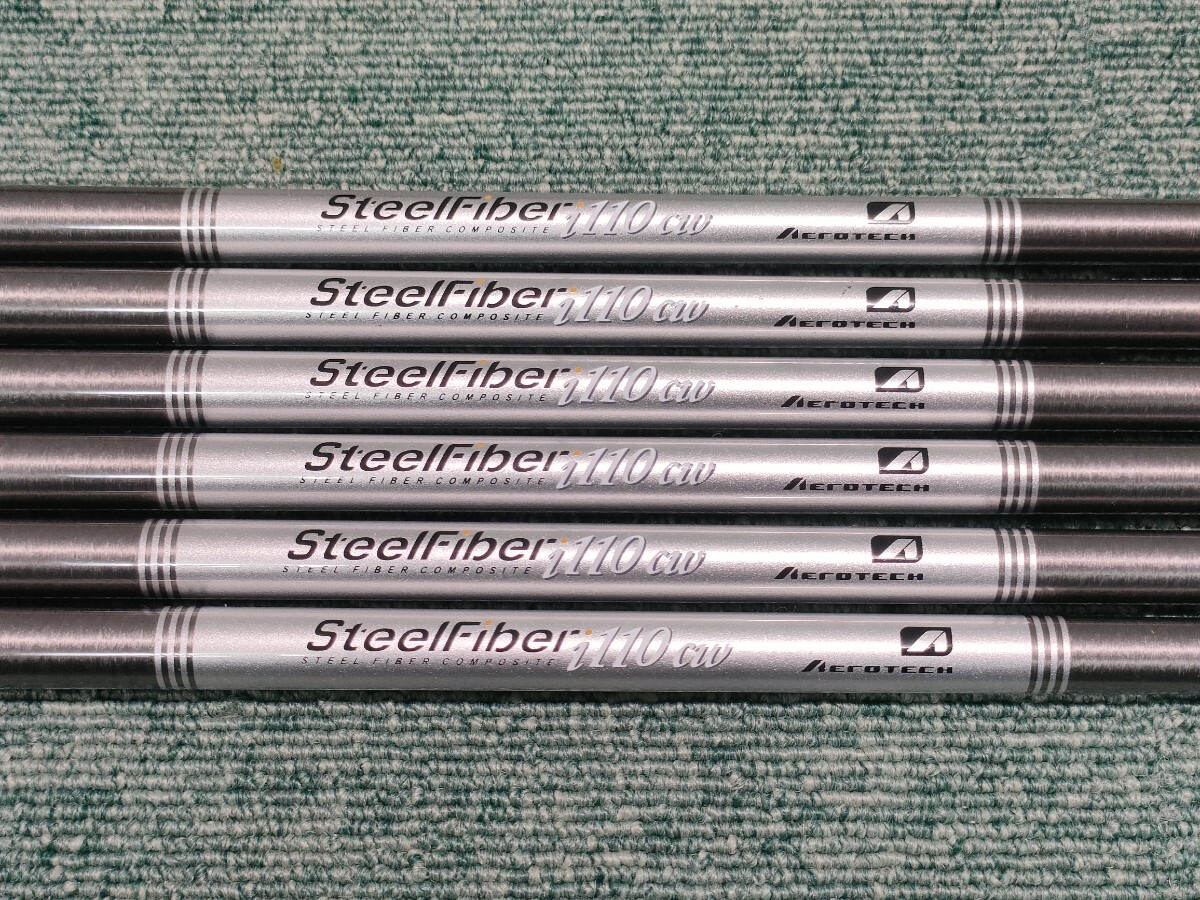 AEROTECH steelfiber i110cw アイアン用 5〜Pw 6本セット Xフレックス シャフト 20251120 スチールファイバー エアロテック TRUE TEMPER拍卖