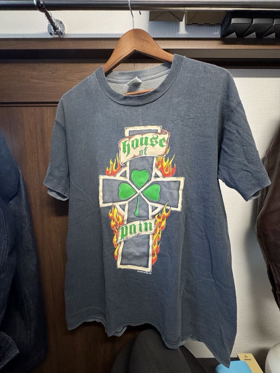 レア 90s house of pain ハウスオブペイン tシャツ 検 バンドTシャツ ヒップホップ ビンテージ usa製 ウルフズヘッド L拍卖
