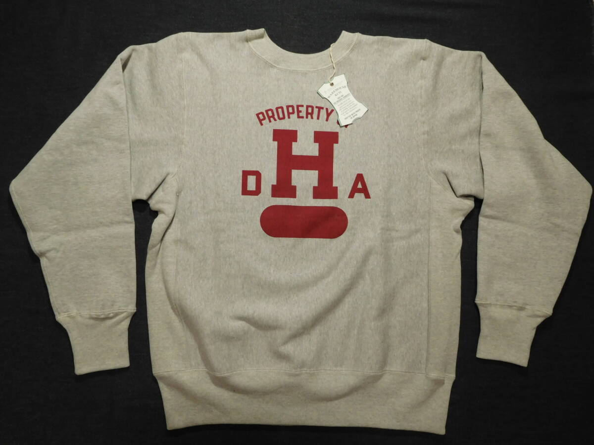 定価20350円★WAREHOUSE ウエアハウス スウェット 483 DHA★サイズ L HEATHER GRAY拍卖