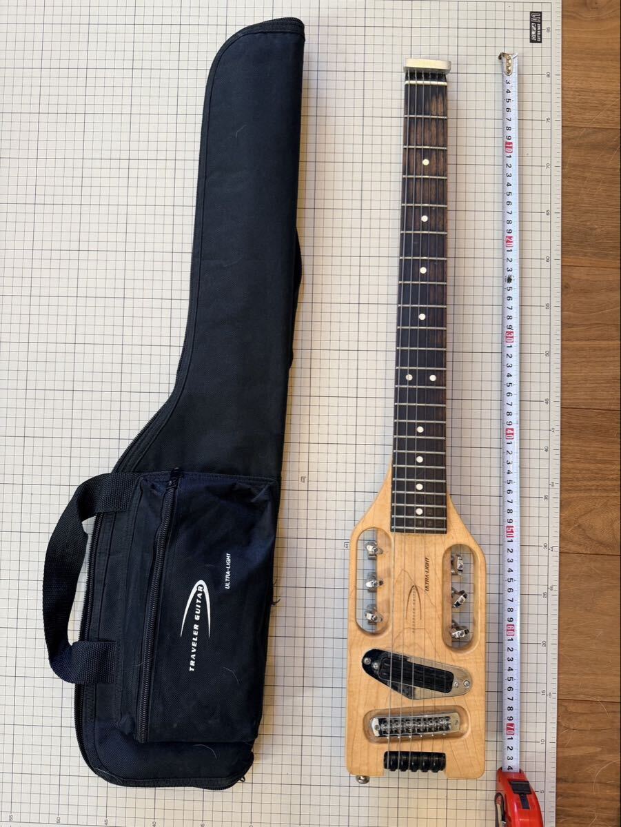 【新品同様】Traveler Guitar UltraLight ミニギター 旅行用ケース付 エレキギター拍卖
