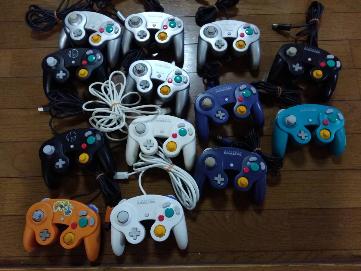 ★☆Nintendo(ニンテンドー)GameCube(ゲームキューブ)コントローラー まとめてセット レアカラー有 動作未確認☆★拍卖
