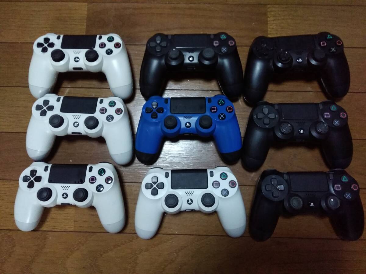 ★☆ソニー/SONY プレイステーション4(PS4) コントローラー 9台 まとめて 動作未確認☆★拍卖