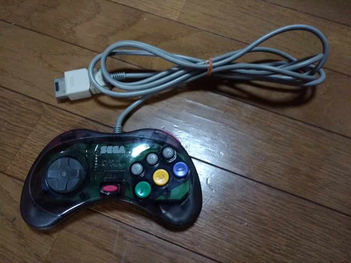 ★☆ SEGA セガサターン コントローラー スケルトン クリアブラック HSS-0101 動作未確認☆★拍卖