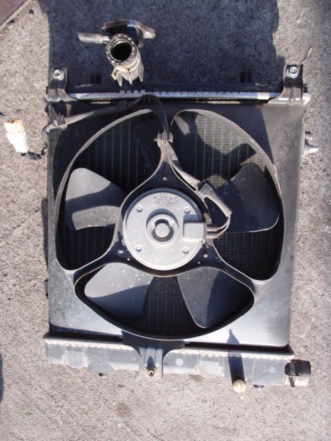 ☆ スズキ Kei ケイ CBA-HN22S 純正ラジエーター / エアコン コンデンサー 電動ファン付 022030-0241 24-2C29拍卖