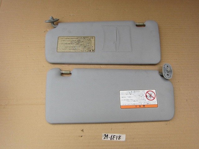☆ ホンダ Fit フィット DBA-GD1 H19年 サンバイザー 2枚組 グレー 24-6E18拍卖