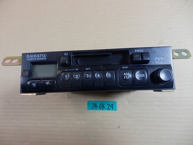 ☆ ダイハツ Mira ミラ TA-L250S H15年 純正カーステ カセットデッキ テープデッキ 86120-B2020 24-0K29拍卖