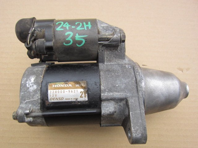 ☆ ホンダ ACTY アクティ バン GD-HH6 H12年 4AT-4WD車 セルモーター エンジンスターター 228000-9621 24-2H35拍卖