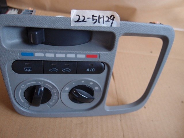 ☆ スズキ ワゴンR MH23S H20年 空調スイッチ エアコンスイッチ グレーパネル 22-5H29拍卖