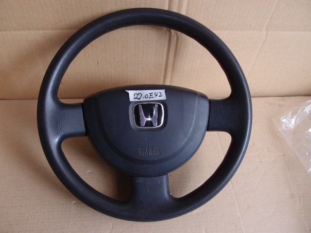 ホンダ ザッツ JD2 H18年 純正ステアリング ハンドル 黒 22-0E42拍卖