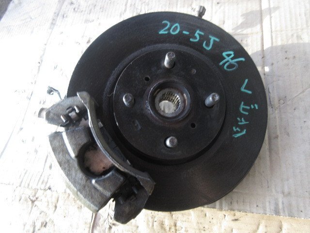 ☆トヨタ Vitz ヴィッツ NCP91 MT車 H17年 純正フロント ブレーキローター キャリパー 左側 20-5J46拍卖