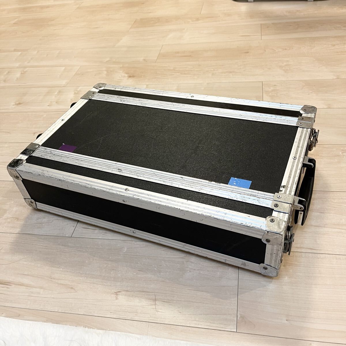中古 メーカー不明 2Uラックケース ハードケース RACKCASE HARDCASE 音響 PA ライブ 頑丈 持ち運び拍卖