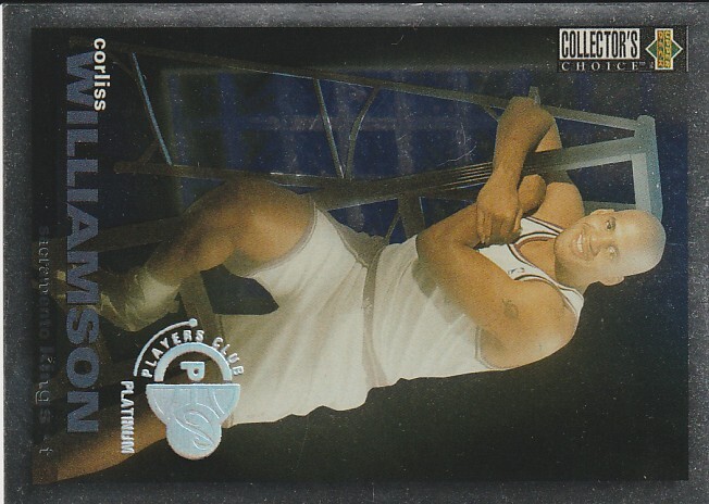 Corliss Williamson 1995-96 Collector's Choice RC PC Platinum拍卖