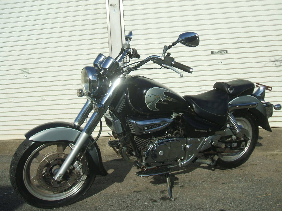 ヒョースン GV125 Vツイン 書類付き レストアベース★250拍卖