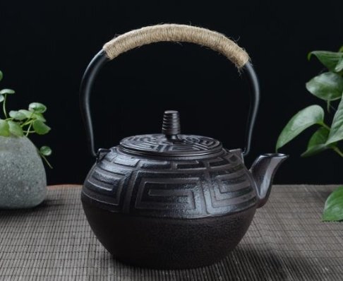 未使用★ 鉄びん 鉄分補給 未塗装鉄器 南部鉄器 急須 茶壺 提梁壷 IH調理器対応 茶道具★新品未使用1.2L拍卖