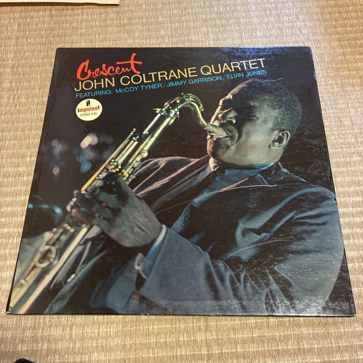 試聴済 US John Coltrane Quartet「Crescent」stereo A-66 VAN GELDER 刻印 STEREO刻印 ジャズ jazz ジョン コルトレーン 見開きジャケ拍卖