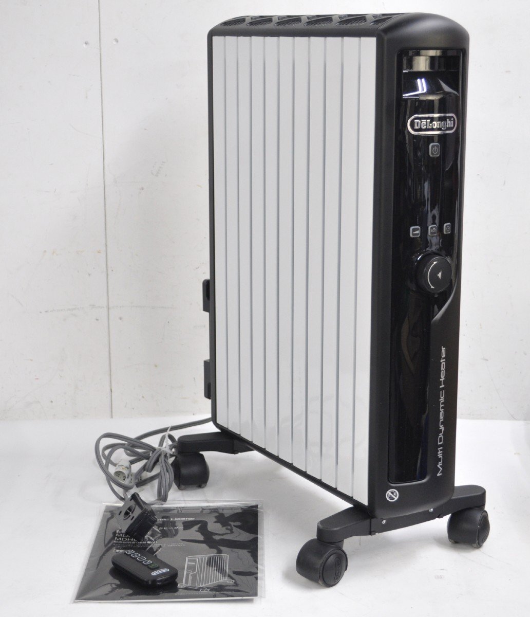 【動作OK】 デロンギ DeLonghi マルチダイナミックヒーター MDHU15-BK リモコン付 ゼロ風 節電 速暖 暖房 ヒーター AC100V 50/60Hz拍卖