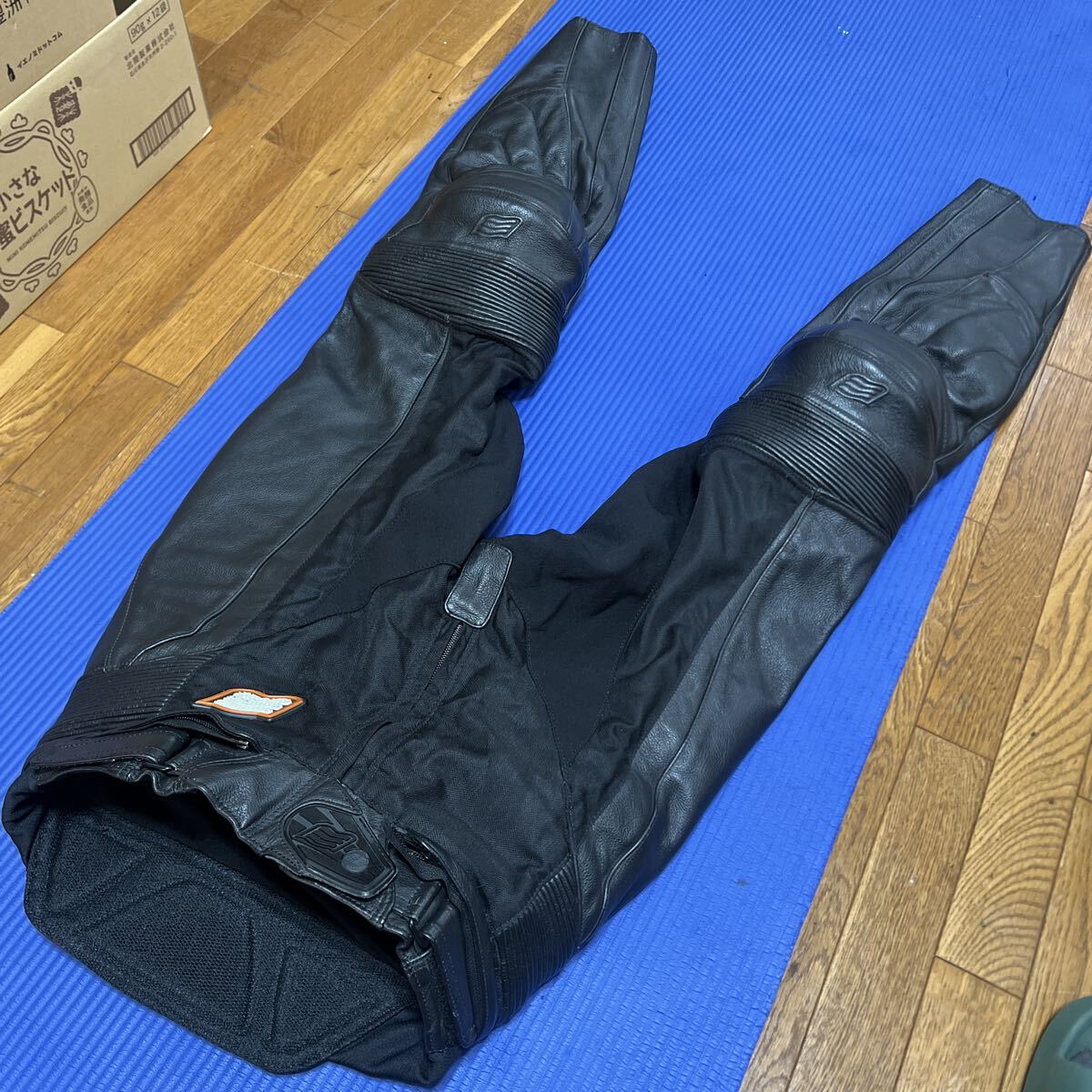 ◆HYOD ヒョウドウ HSP ST-X テキスタイルレザーライディングパンツ Mサイズ USED美品◆ブーツインスタイル拍卖