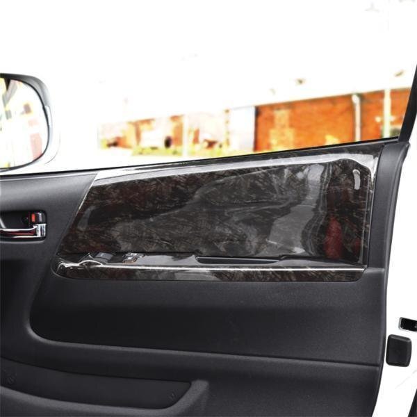 HELIOS 200系 ハイエース ドアトリム 黒木目 マホガニー 左右セット 新品 ドア トリム ガーニッシュ 内装 カスタムパーツ トヨタ拍卖