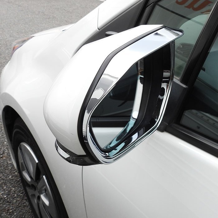 ZVW50系 プリウス サイドミラーバイザー 左右セット メッキ ドアミラーバイザー トヨタ ZVW50 ZVW51 ZVW55 50プリウス 外装 カスタムパーツ拍卖