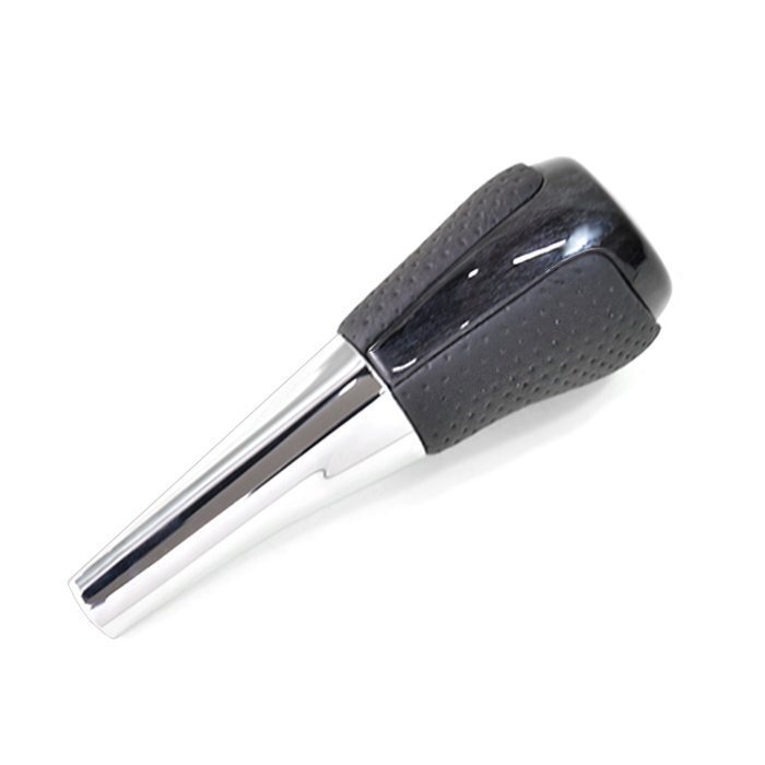 200系 ハイエース アクア等 パンチング PVC レザー シフトノブ 黒木目 トヨタ 8mm径 内装 カスタムパーツ拍卖