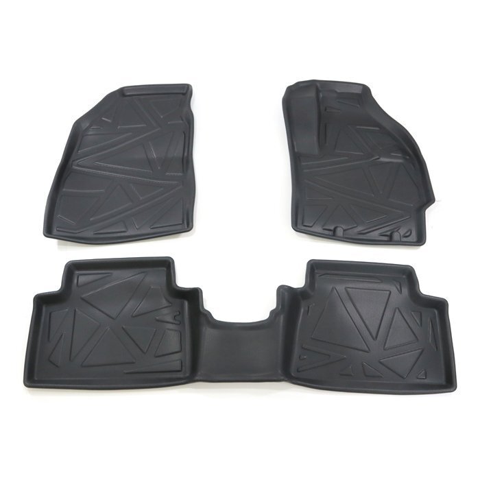 トヨタ ヤリス 3D フロアマット 防水 防汚 TPO素材 ブラック 3P 新品 前後 セット 立体 専用設計 フロア マット フロント リア拍卖