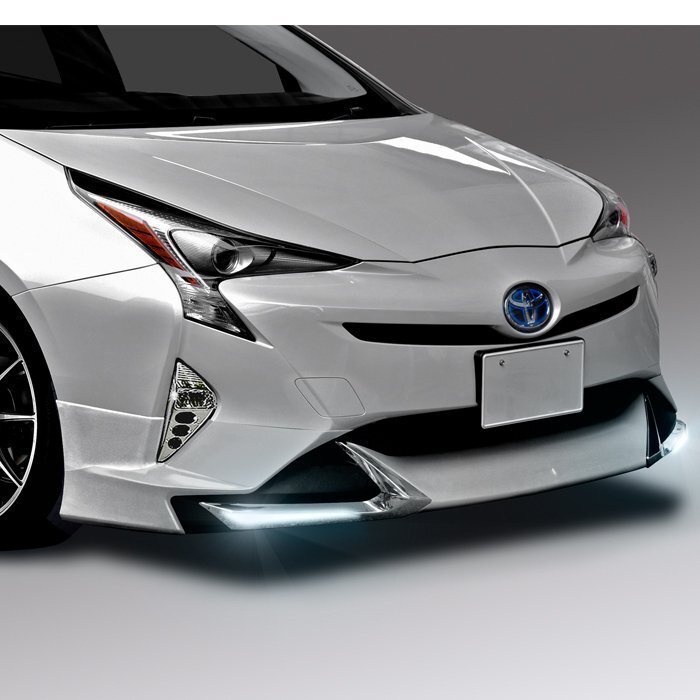 トヨタ プリウス ZVW50系 前期 エアロ フルセット 3点 ver.2 LED フロント リップ スポイラー サイド リア スカート 218 塗装品 HELIOS拍卖