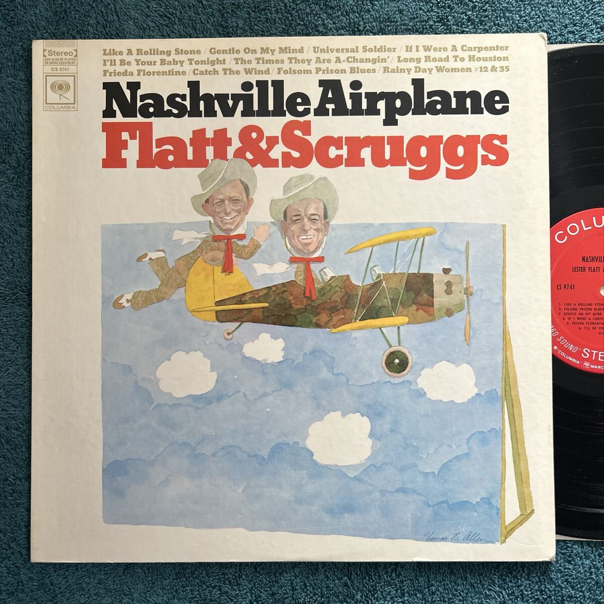 米オリジナル Lester Flatt and Earl Scruggs / nashville airplane レスター・フラット&アール・スクラッグス拍卖