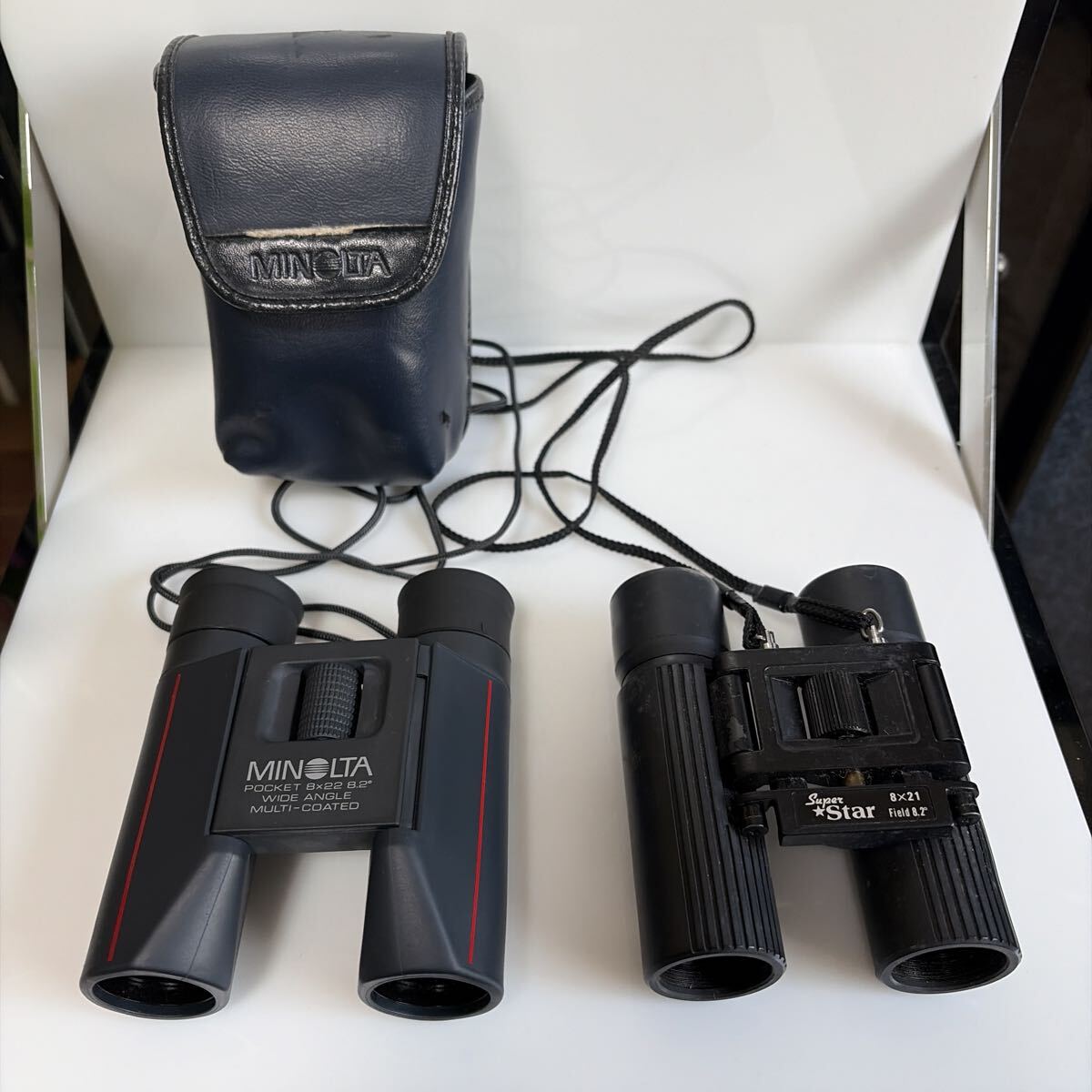 ミノルタ 双眼鏡8×22 8.2 Super star(スーパースター)双眼鏡 2點まとめて拍卖