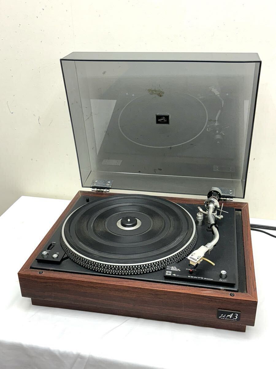 1円〜 Victor JL-A3 レコードプレーヤー ステレオ ターンテーブル オーディオ機器 音響 通電確認 当時物 4Channel SERVO Player ビクター拍卖